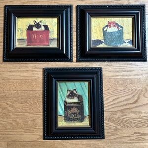 Framed Cat Art Prints from Bombay & Co